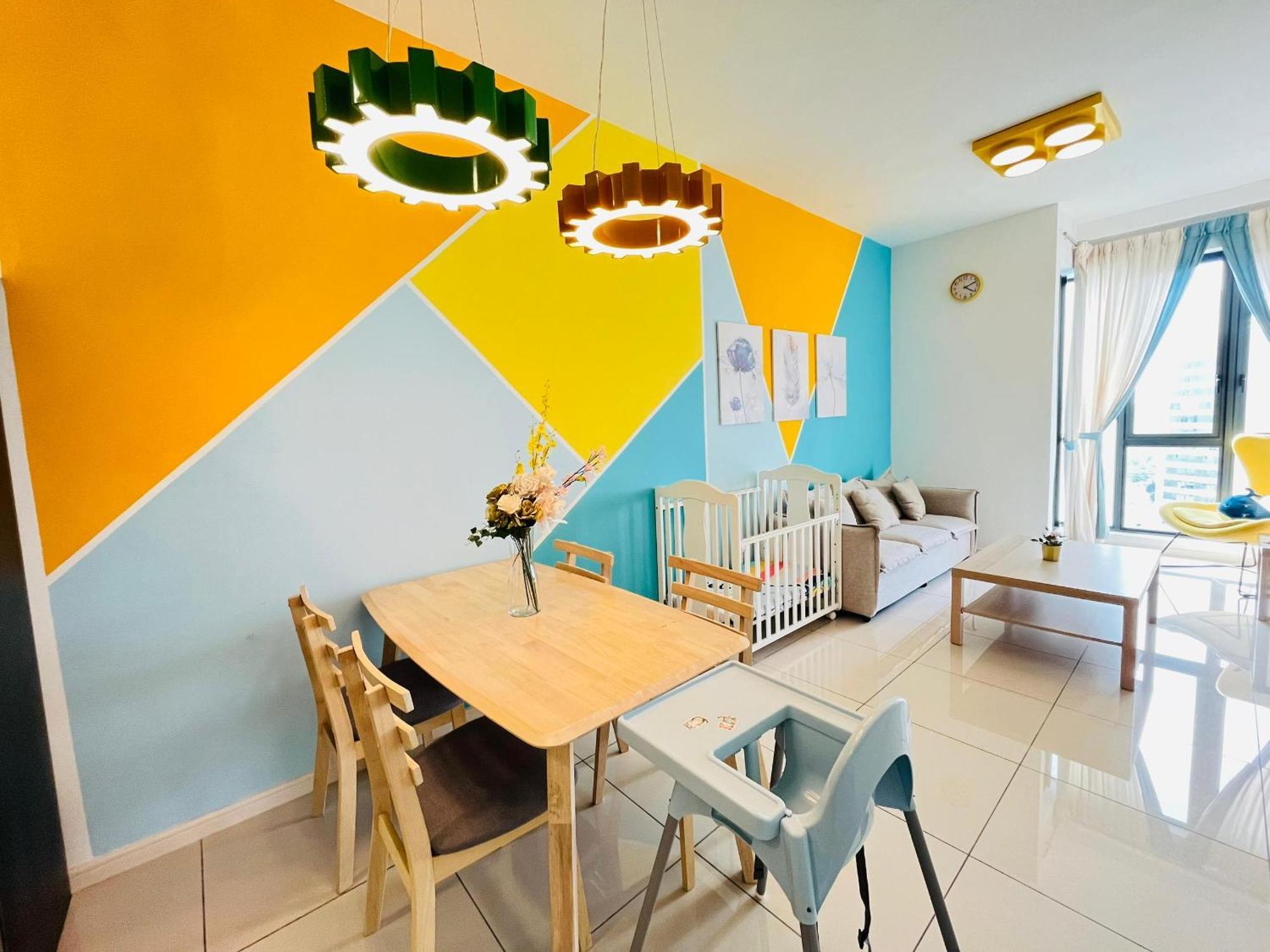 Elysia-near Gleaneagles & Legoland-2rb Warmq Max7pax-waterdispenser Apartment